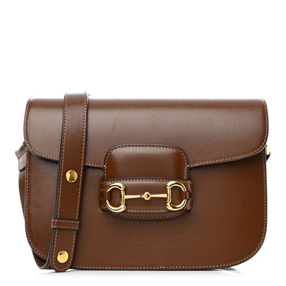 Gucci Azalea Calfskin Horsebit 1955 Shoulder Bag Brown Sugar 2 of 12