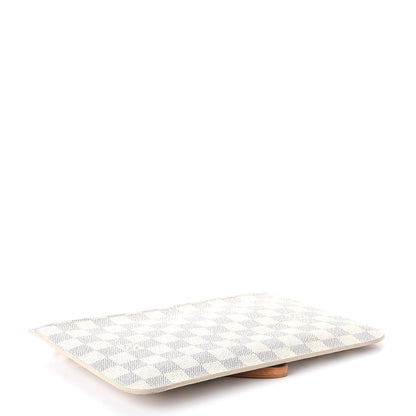 Louis Vuitton Damier Azur Neverfull MM GM Pochette Rose Ballerine 4 of 10