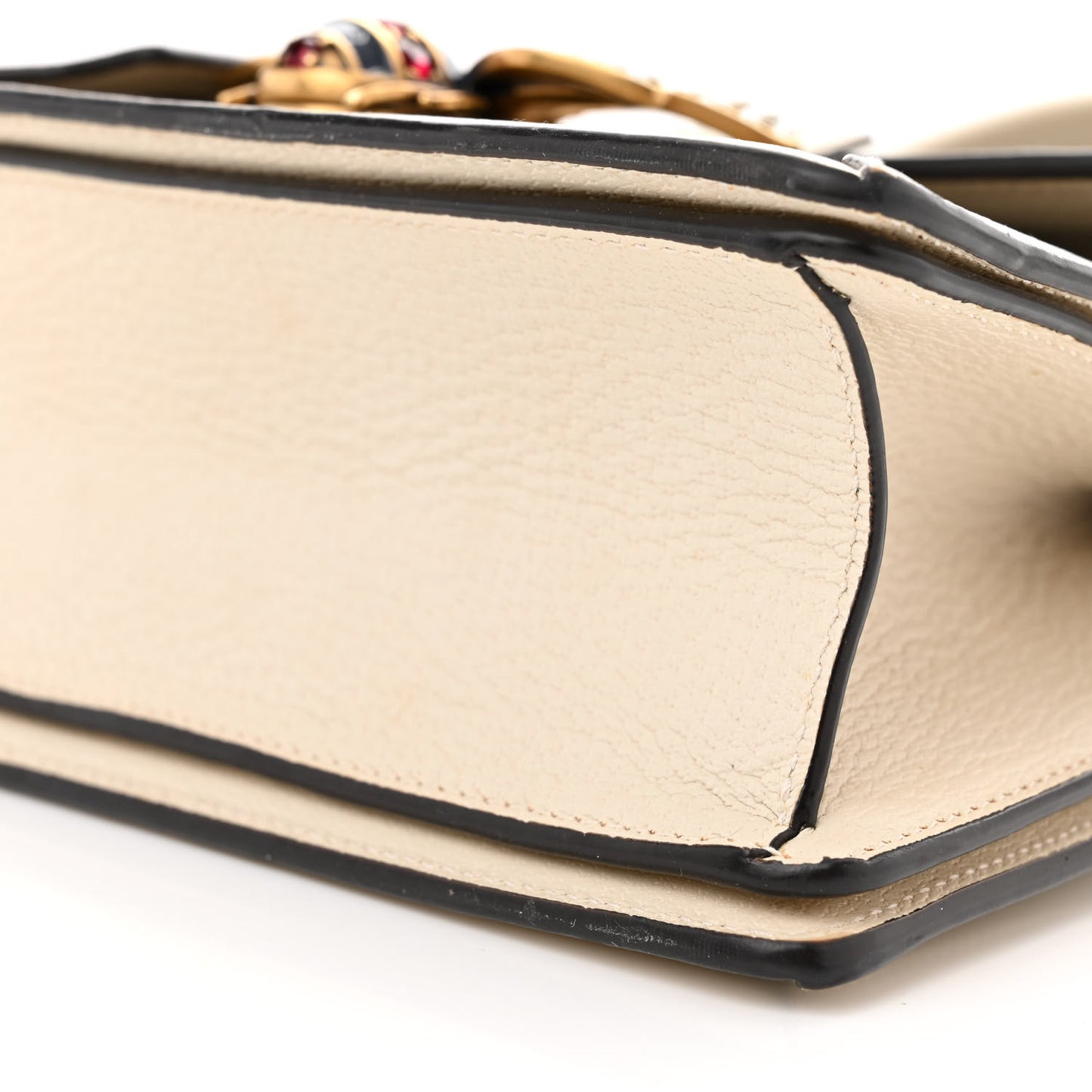 GG Supreme Monogram Small Queen Margaret Top Handle Bag White