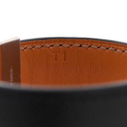 Hermes Epsom Collier De Chien CDC 24 Bracelet T1 Black 6 of 6