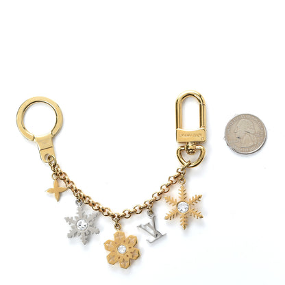 Louis Vuitton LV Snowflakes Chain Bag Charm 2 of 7
