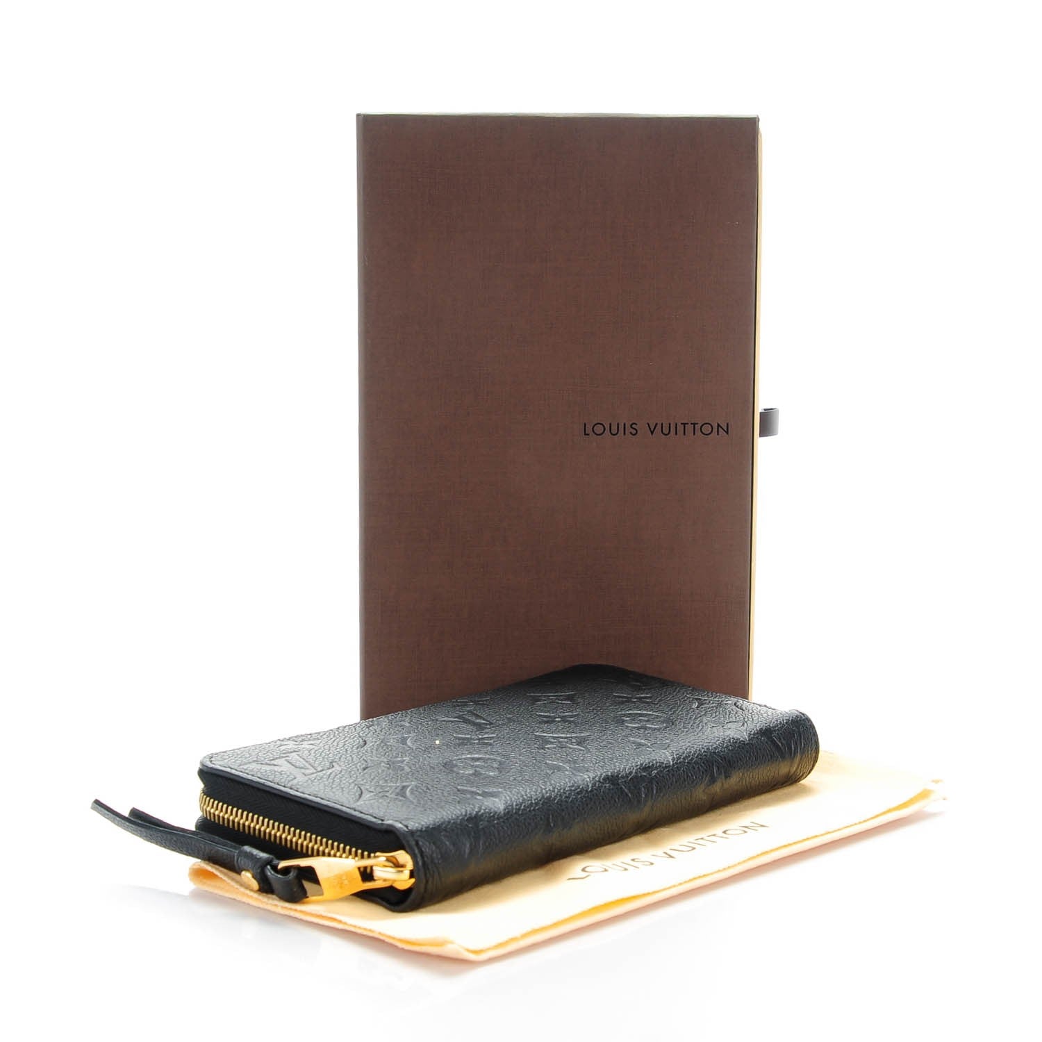 Louis Vuitton Empreinte Zippy Wallet Black 4 of 7
