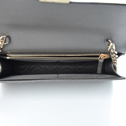 Gucci Dollar Calfskin Interlocking G Chain Wallet Loess 5 of 13