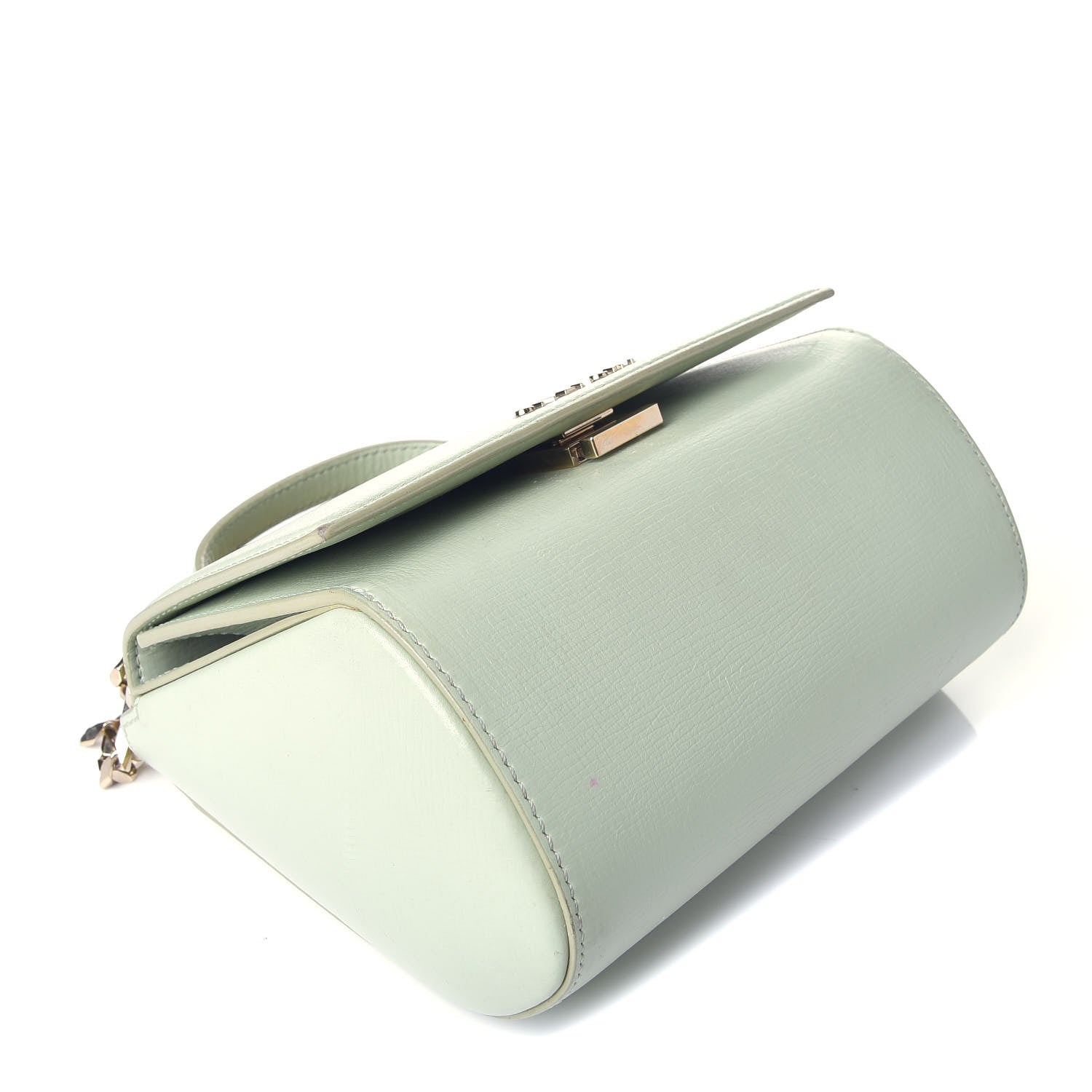 Givenchy Textured Calfskin Mini Pandora Box Chain Crossbody Bag Aqua Green 4 of 8