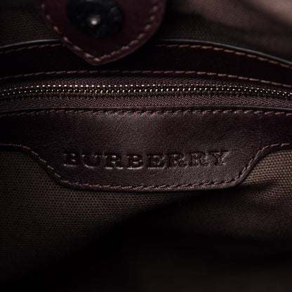 Burberry Smoked Check Small Northfield Tote Plum 7 of 10