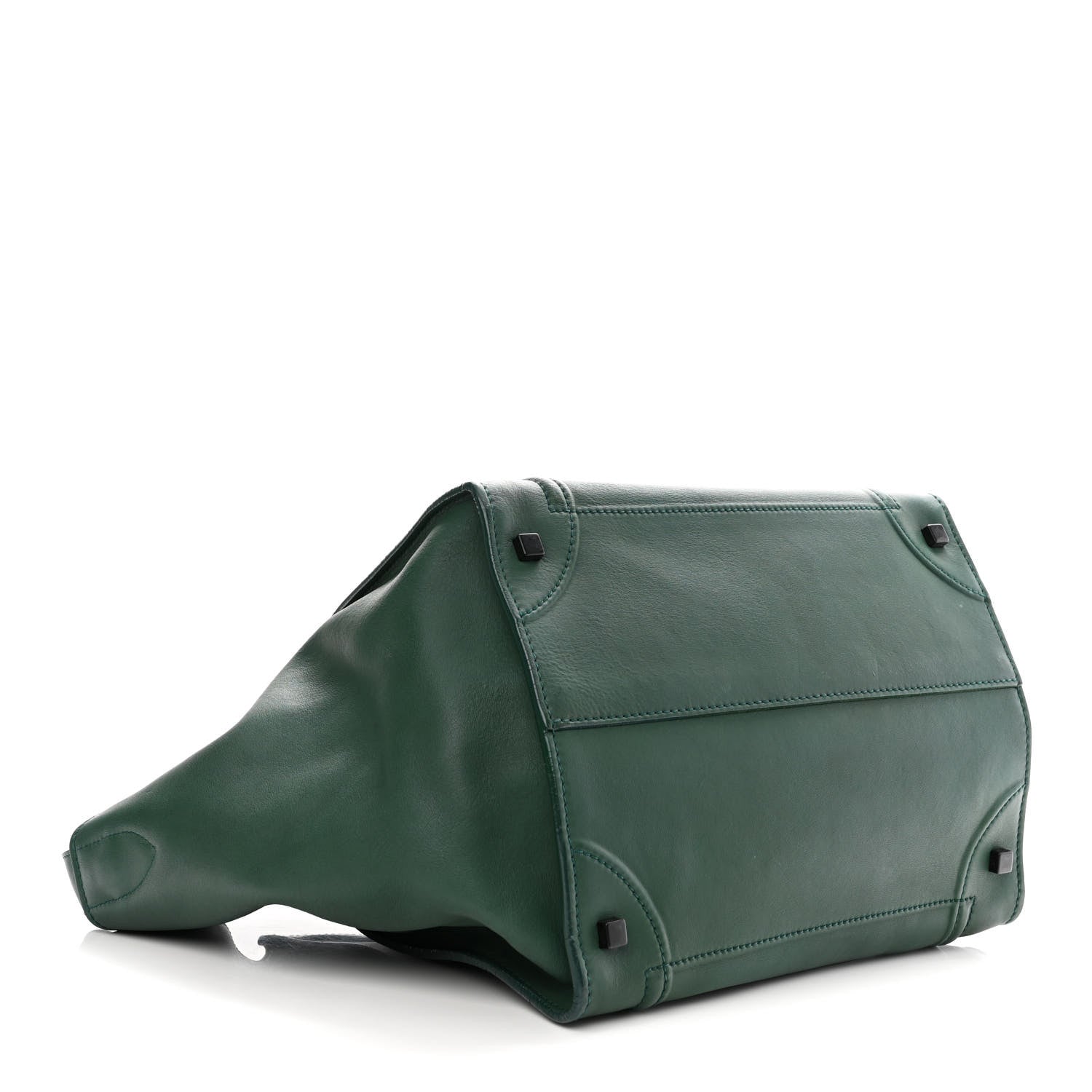 Celine Supple Calfskin Medium Phantom Luggage Emerald 4 of 20