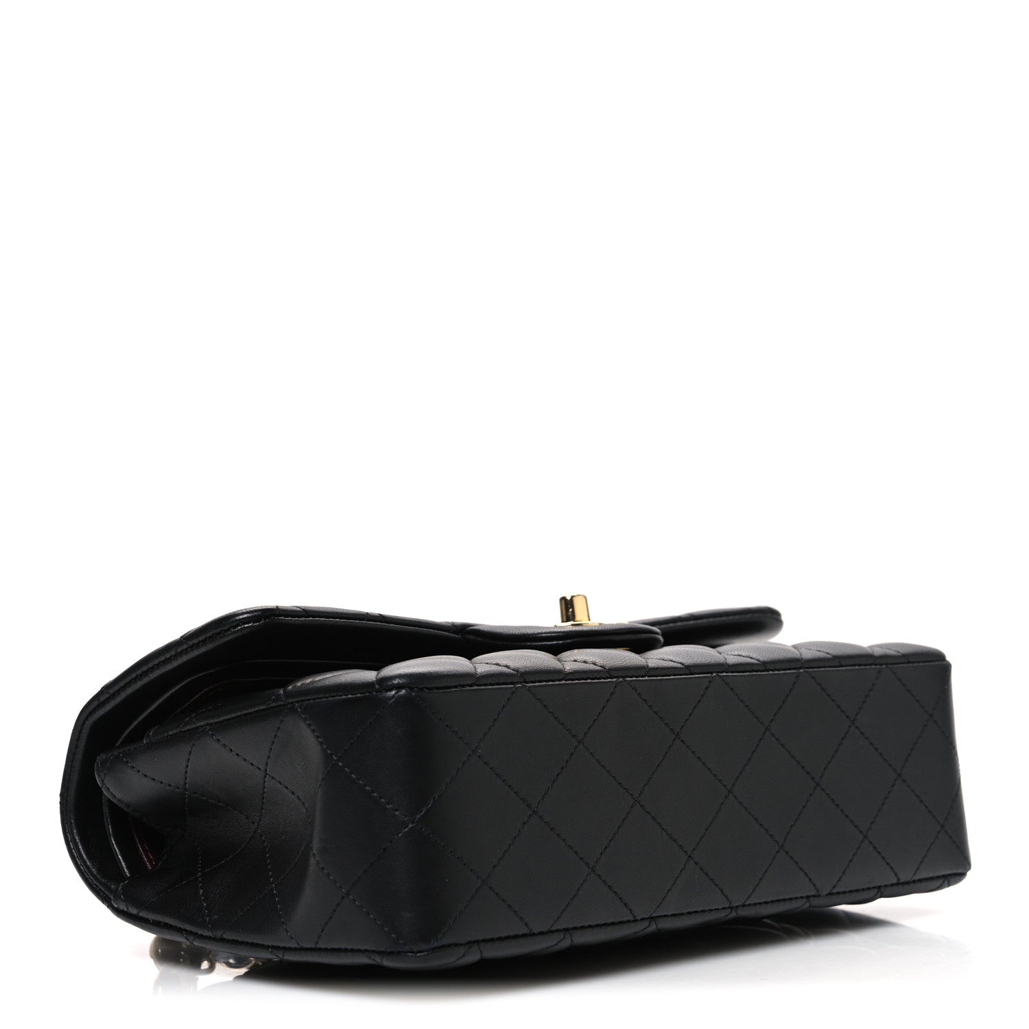 Chanel Lambskin Quilted Small Double Flap Black 4 of 10