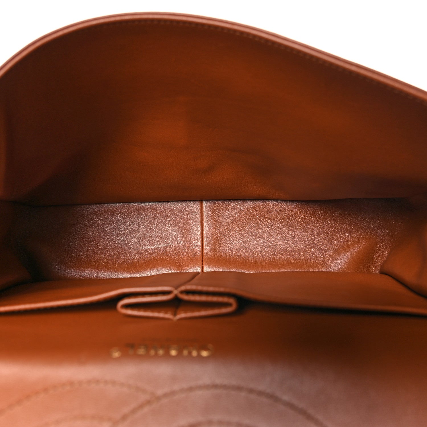 Chanel Lambskin Quilted Jumbo Double Flap Brown 5 of 12