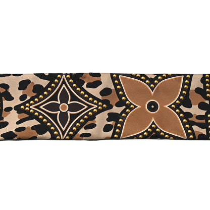 Louis Vuitton Silk Monogram LV World Bandeau Brown 4 of 4