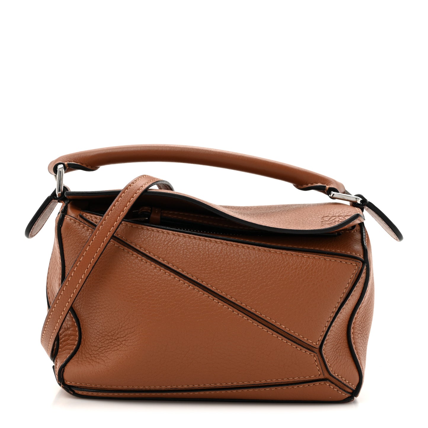 Calfskin Mini Puzzle Bag Tan