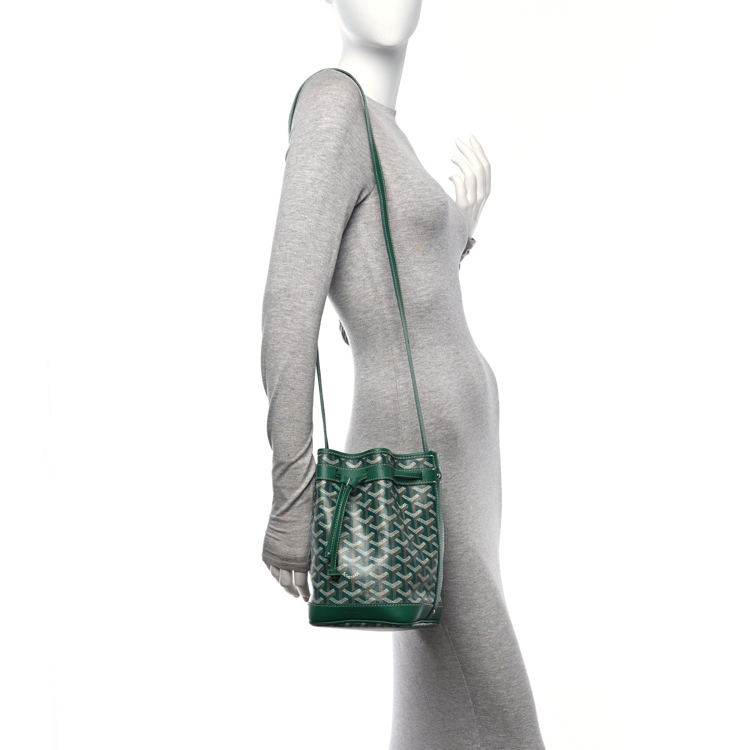 Goyard Goyardine Petit Flot Bucket Bag PM Green 2 of 11