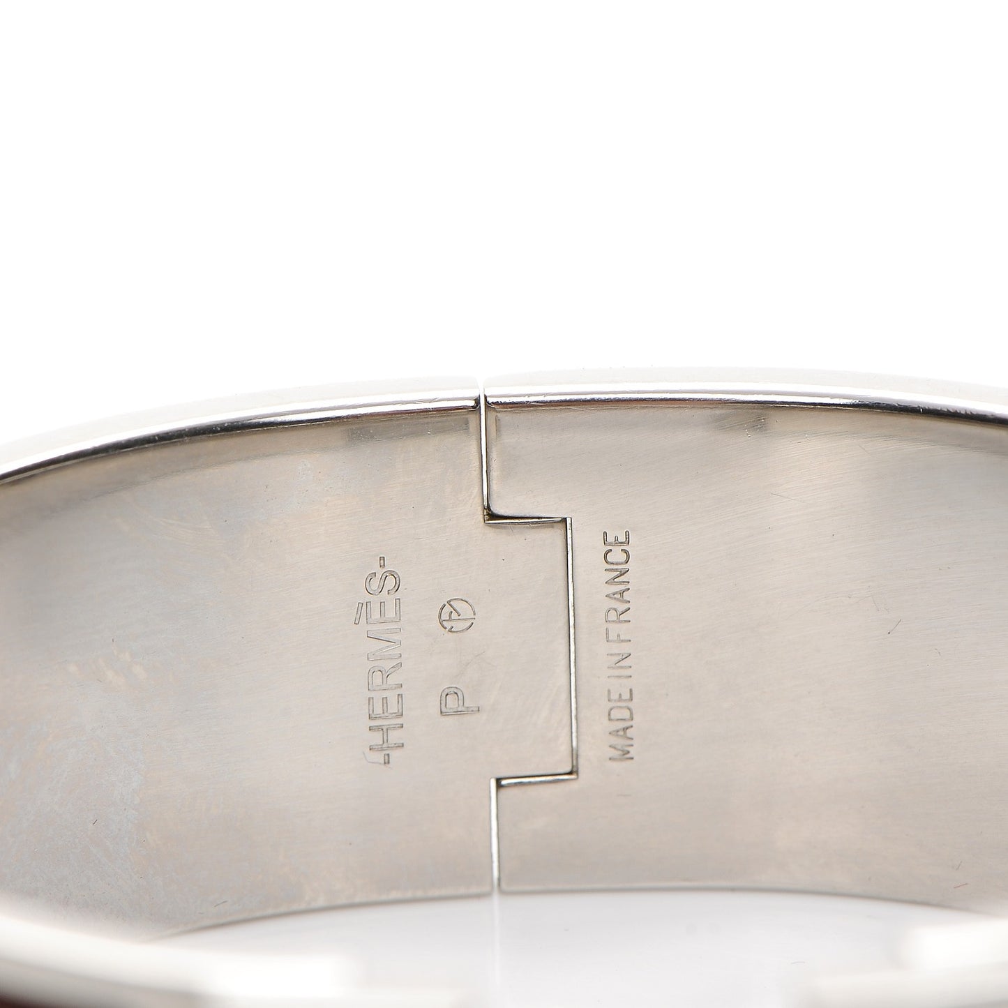 Enamel Wide Clic Clac H Bracelet PM Cacao