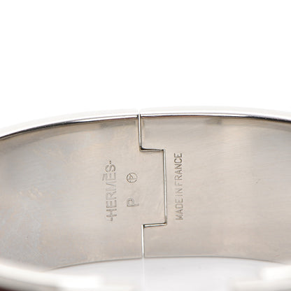 Hermes Enamel Wide Clic Clac H Bracelet PM Cacao 5 of 6