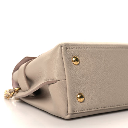 Louis Vuitton Soft Calfskin Mini Lockme Ever Greige 8 of 9