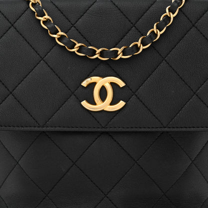 Chanel Calfskin Quilted Chain Small Hobo Bag Black 8 of 10
