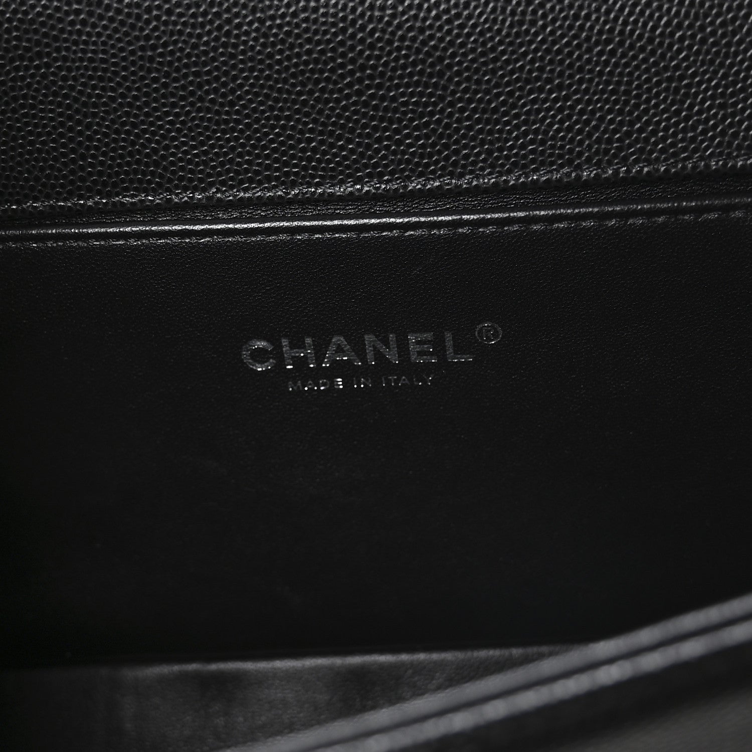 Chanel Caviar Quilted Medium Boy Flap Black 6 of 11