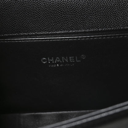 Chanel Caviar Quilted Medium Boy Flap Black 6 of 11