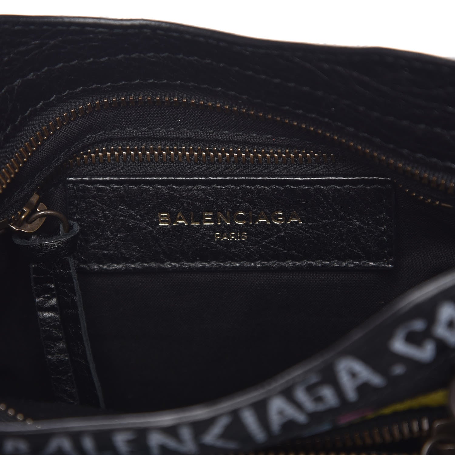 Balenciaga Agneau Arena Graffiti All Over Classic Hardware Mini City Black Multicolor 7 of 9
