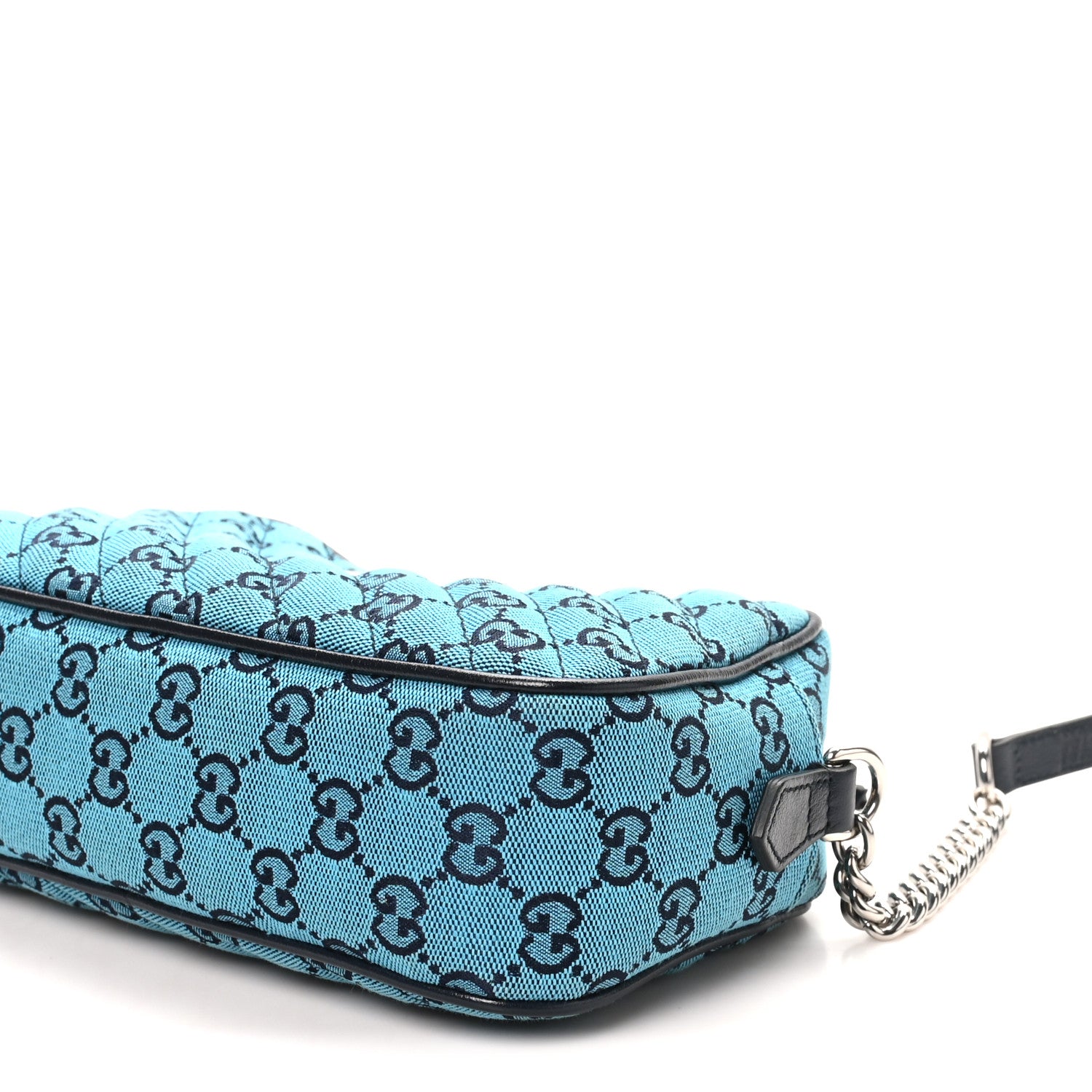 Gucci Monogram Multicolor Matelasse Diagonal Small GG Marmont