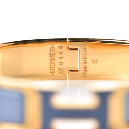 Hermes Enamel Narrow Clic Clac H Rainbow Bracelet PM Rainbow Bleu 4 of 5