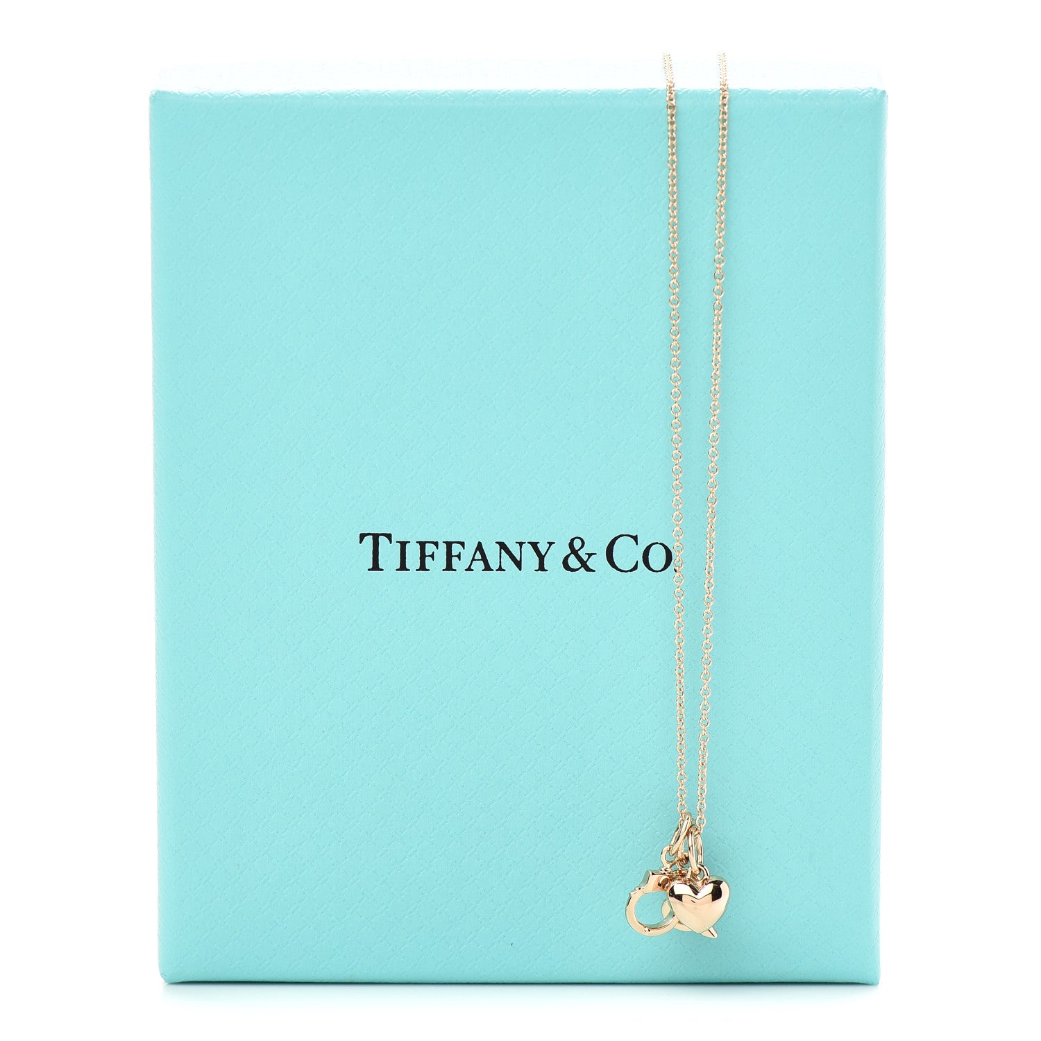 Tiffany 18K Rose Gold Naughty and Nice Pendant Necklace 8 of 8