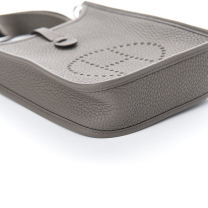 Hermes Taurillon Clemence Evelyne TPM Etain 8 of 9