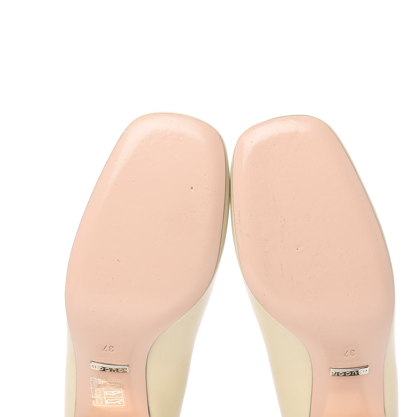 Malaga Kid Crystal Square G Madelyn Mid Heel Loafer Pumps 37 White