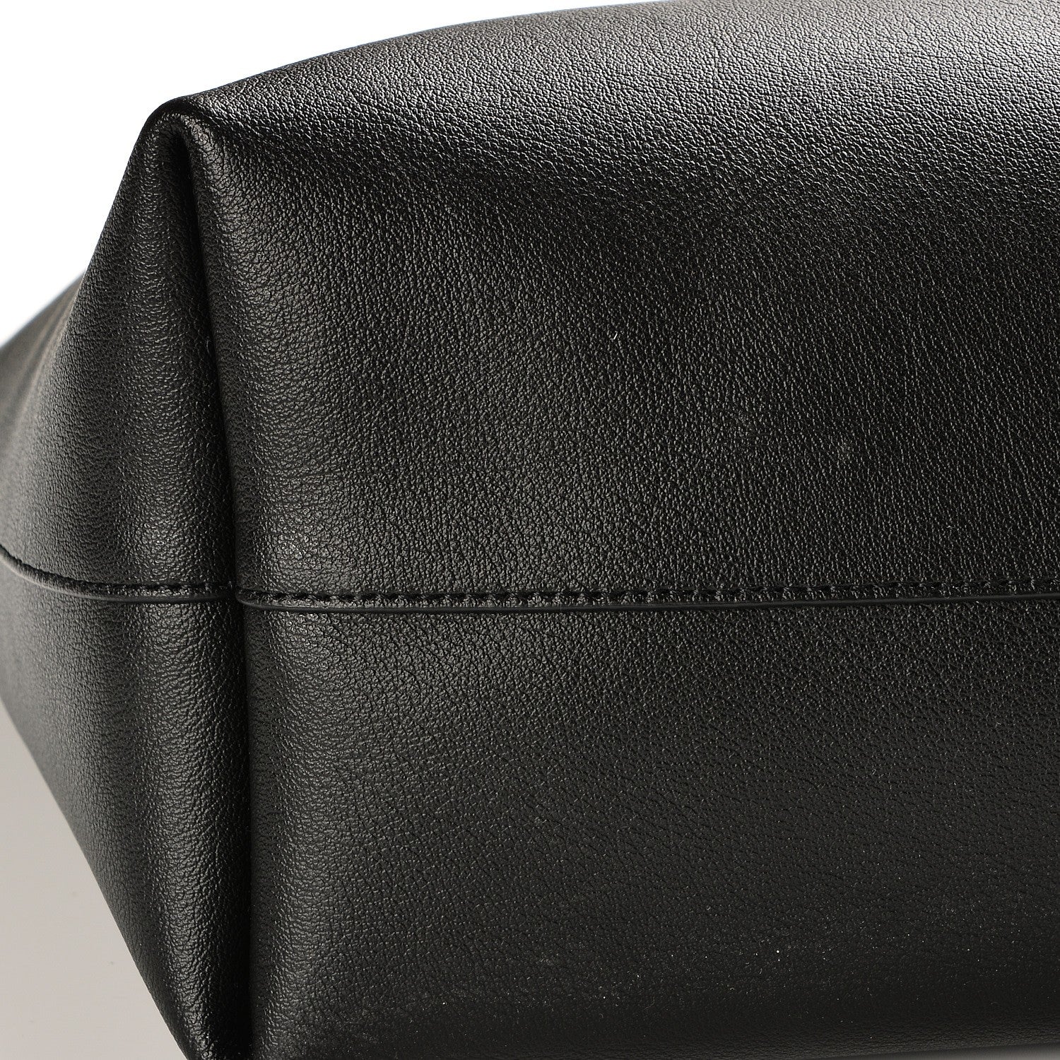Saint Laurent Calfskin Large Shopping Tote Black 9 of 9