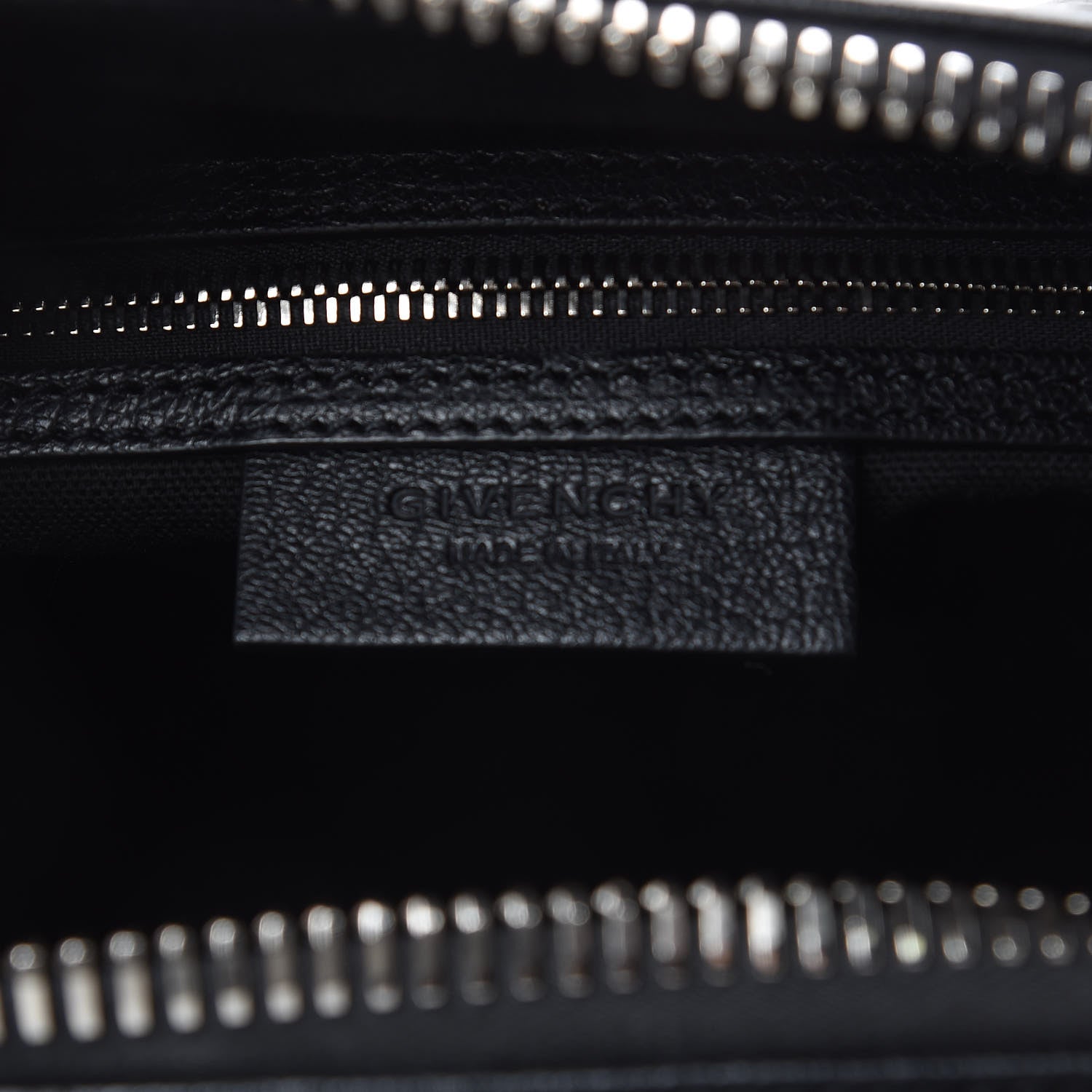 Givenchy Sugar Goatskin Striped Small Antigona Black Red 6 of 14