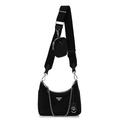 Prada Nylon Re-Edition 2005 Shoulder Bag Black 1 of 12
