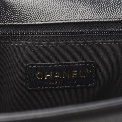 Chanel Caviar Quilted New Medium Boy Flap Black 7 of 9