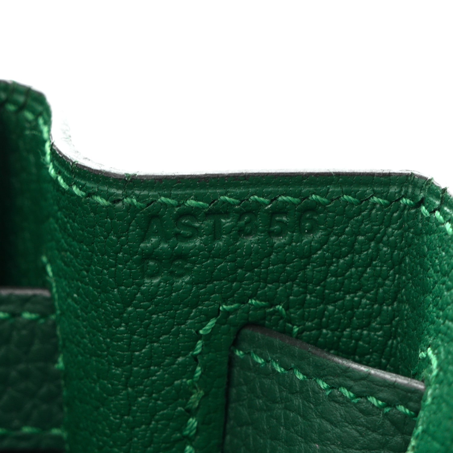Hermes Togo Au Pas Kelly Retourne 28 Malachite Turquoise Black 7 of 10