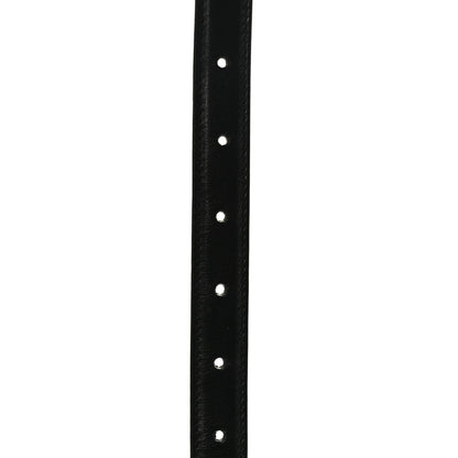 Gucci Calfskin Crystal Double G 20mm Belt 95 38 Black 5 of 6