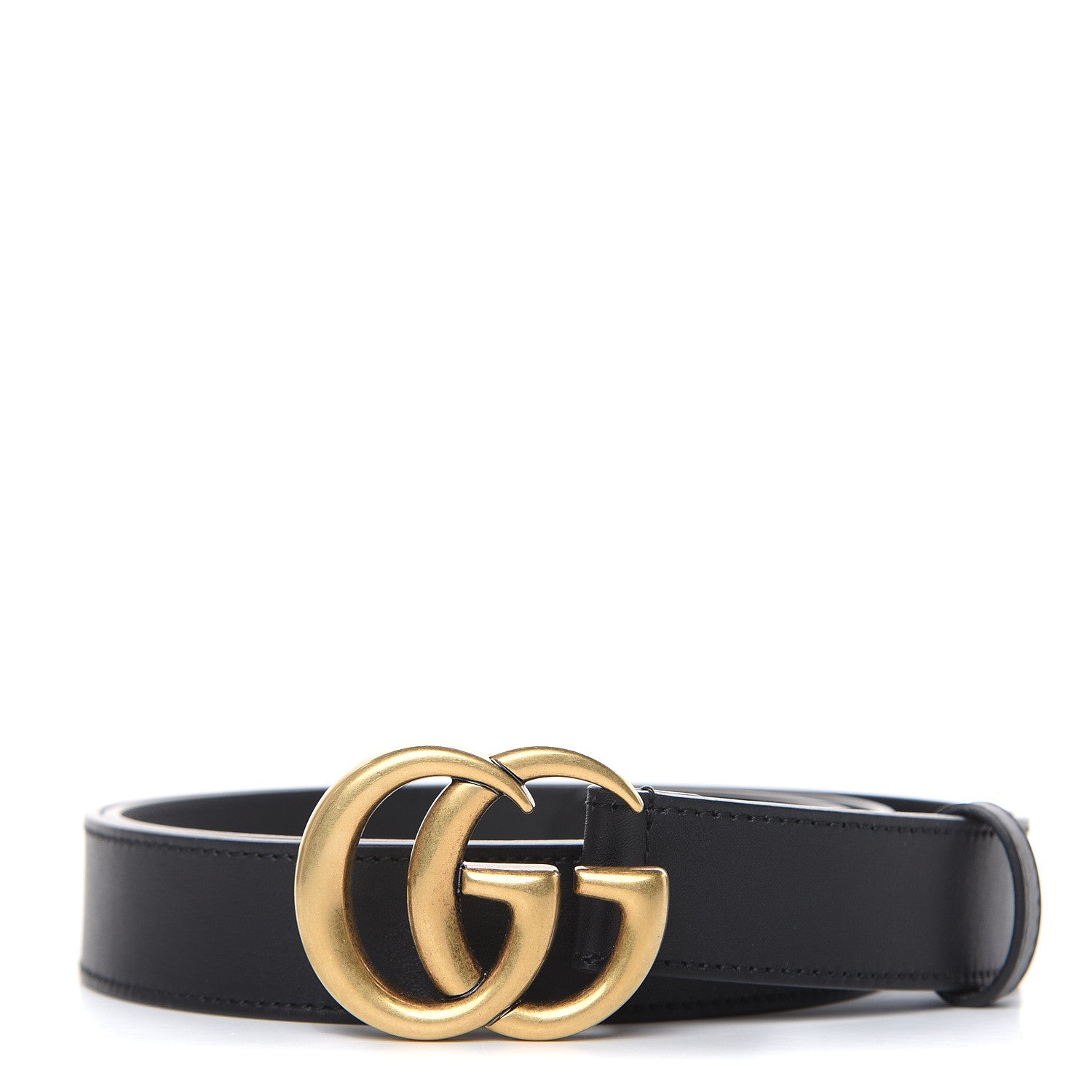 Gucci Moon Calfskin Double G 30mm Belt 105 42 Black 1 of 6