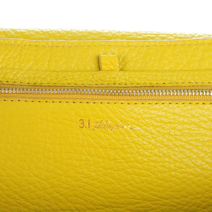 3.1 Phillip Lim 3.1 Calfskin Large Pashli Satchel Lemon Yellow 15 of 17