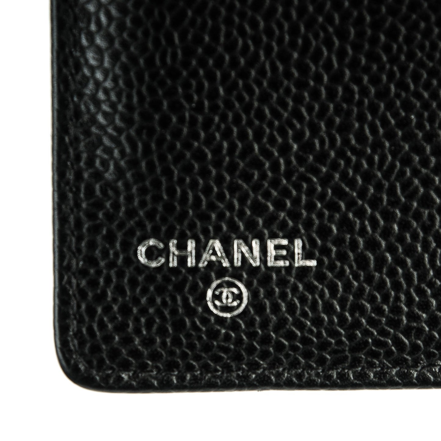 Caviar Quilted Yen Wallet Black