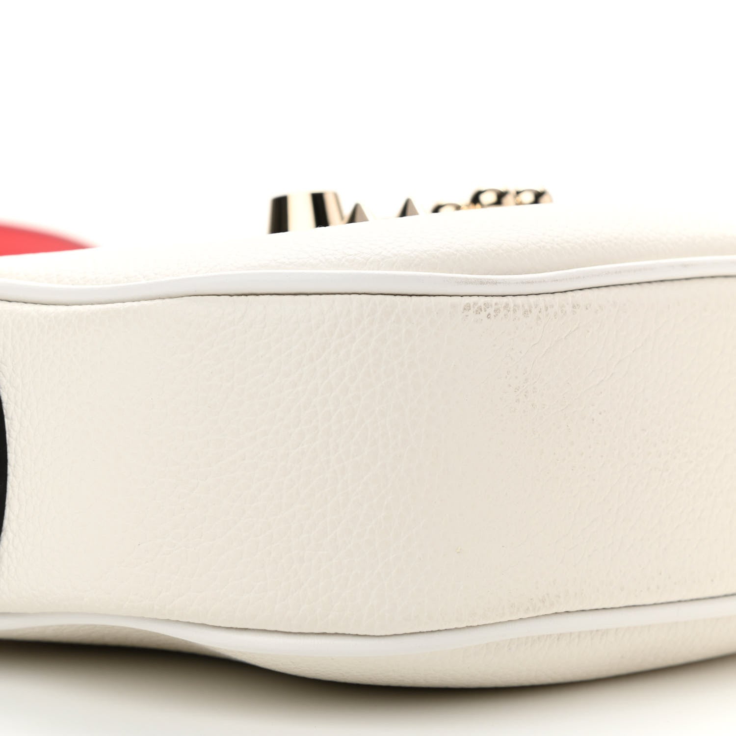 Christian Louboutin Calfskin Mini Carasky Shoulder Bag White 8 of 9