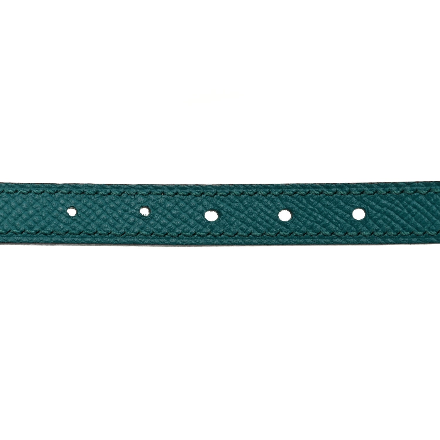 Hermes Swift Epsom 13mm Romance Belt 75 Gold Bleu Paon 6 of 9