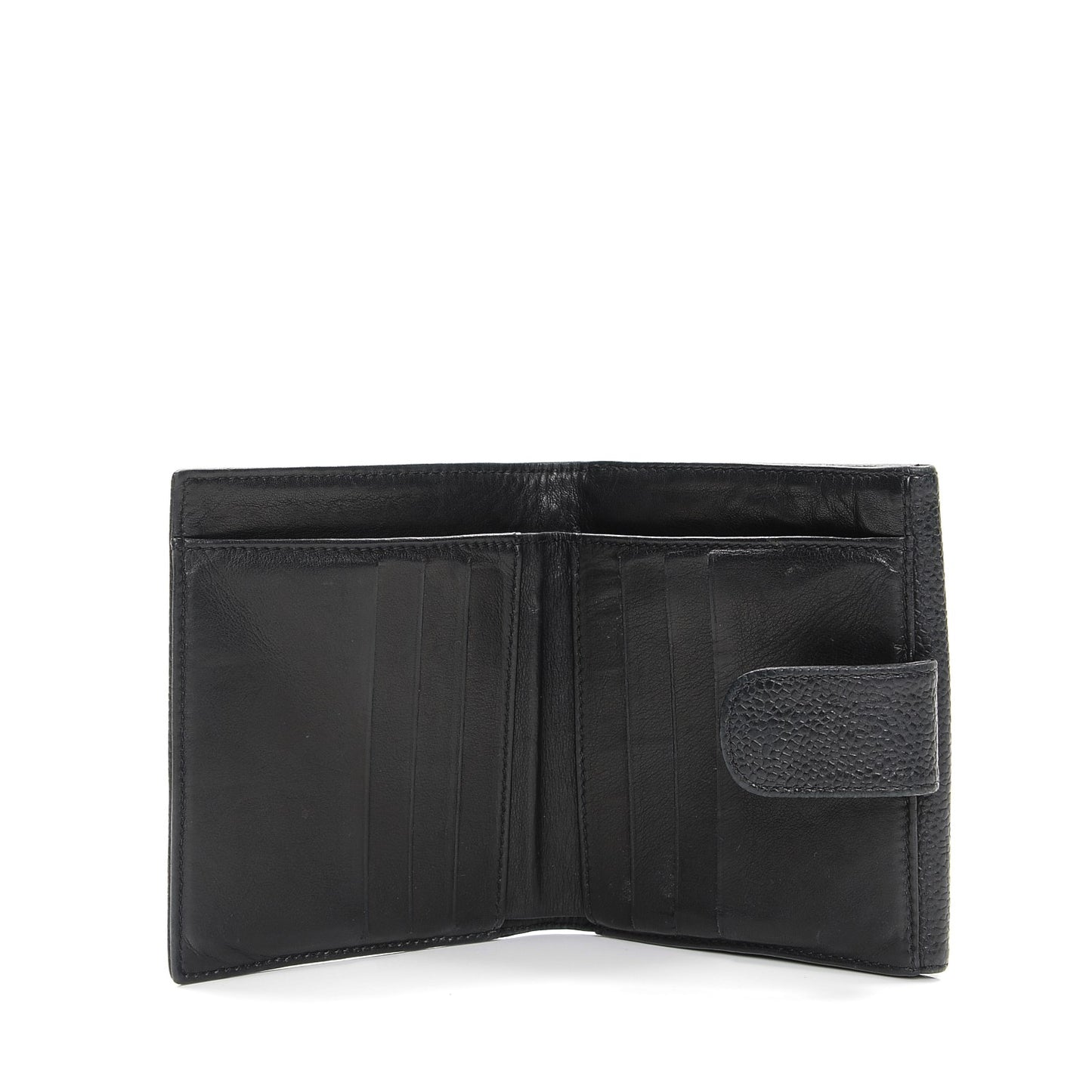 Caviar Timeless CC Compact French Wallet Black