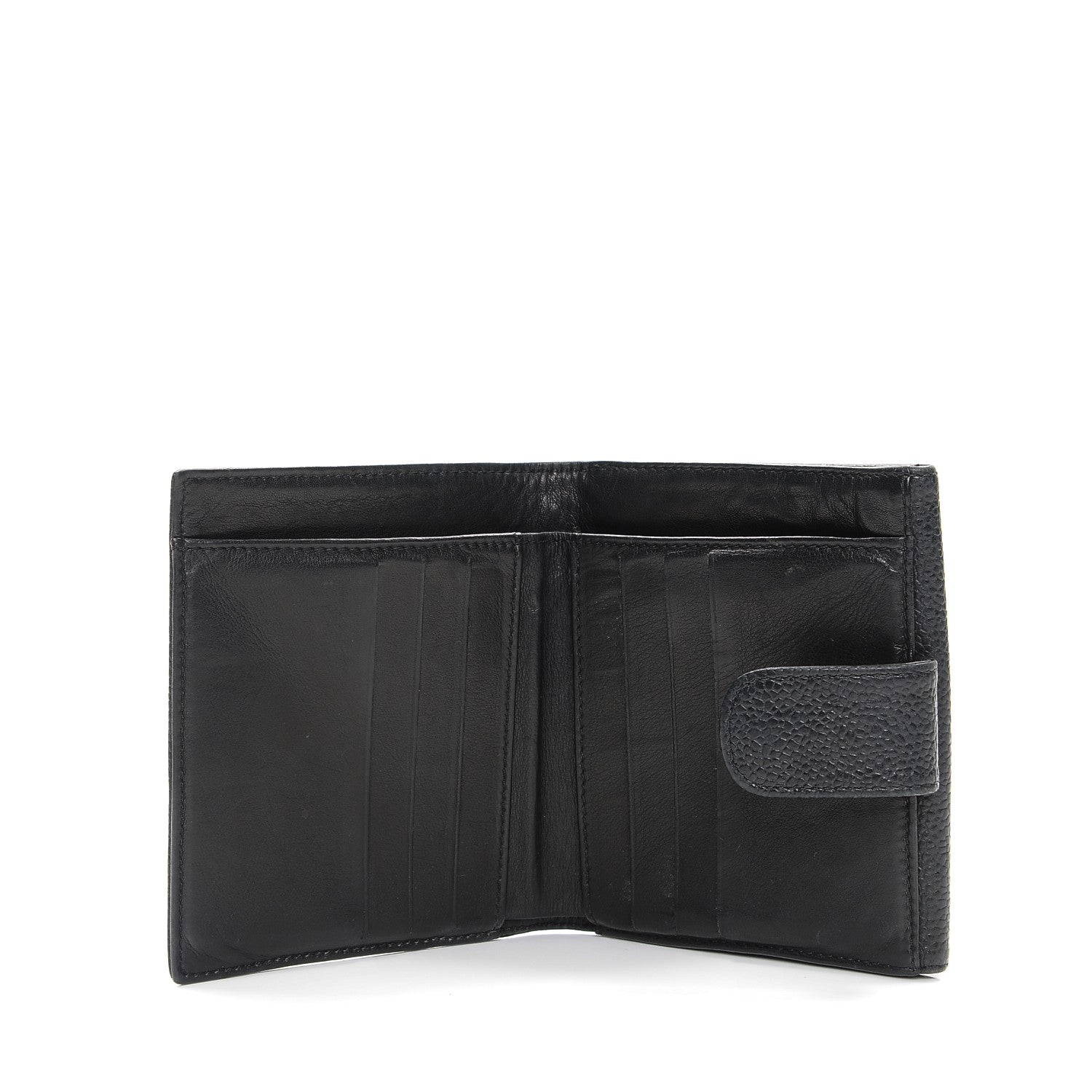 Chanel Caviar Timeless CC Compact French Wallet Black 5 of 9