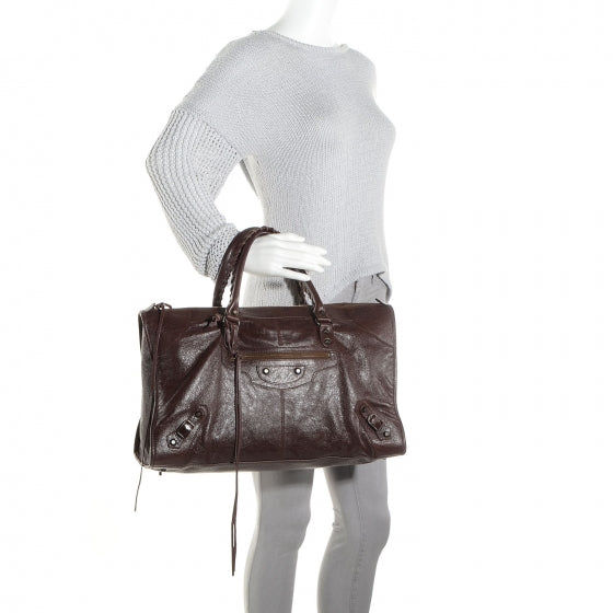 Balenciaga Agneau Work Cigare Fonce 2 of 12