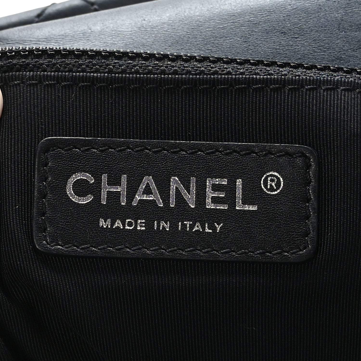 Chanel Calfskin Quilted Small Easy Shopping Tote Black 6 of 11