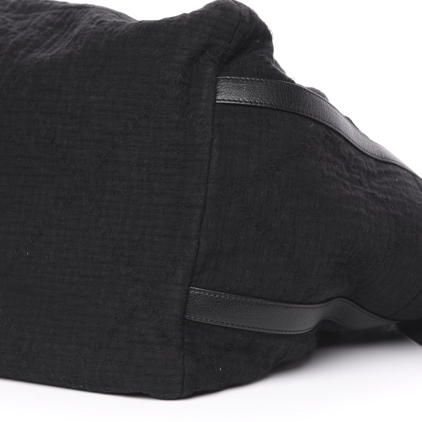 Canvas Small Double Face Tote Black