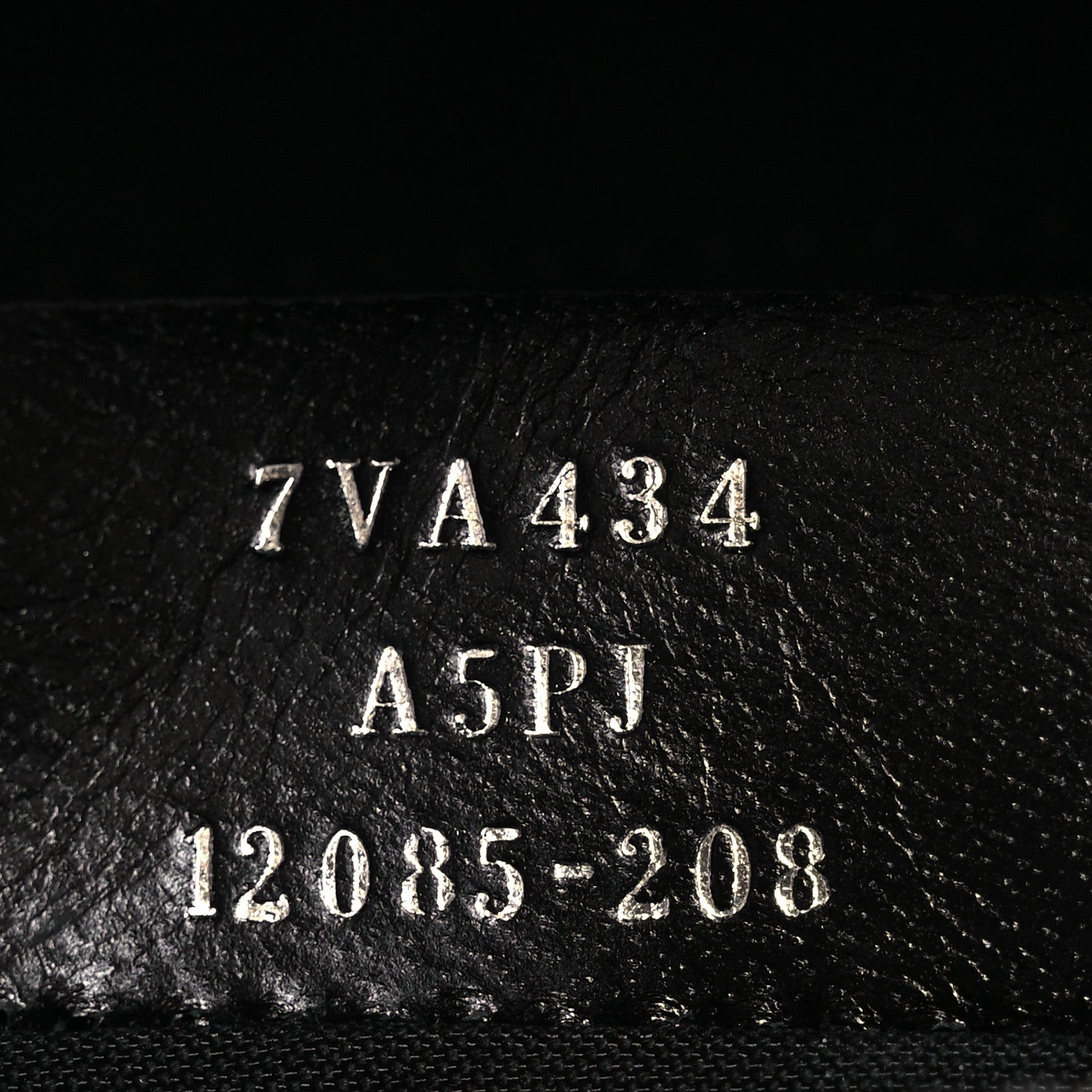 Fendi Vitello Century Bi-Color FF 1974 Embossed Belt Bag Maya Black 7 of 13