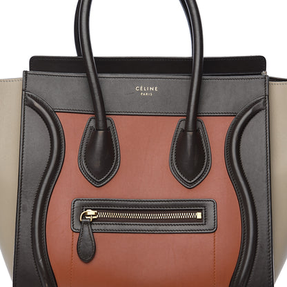 Celine Smooth Calfskin Micro Tri-Color Luggage Multicolor 6 of 9