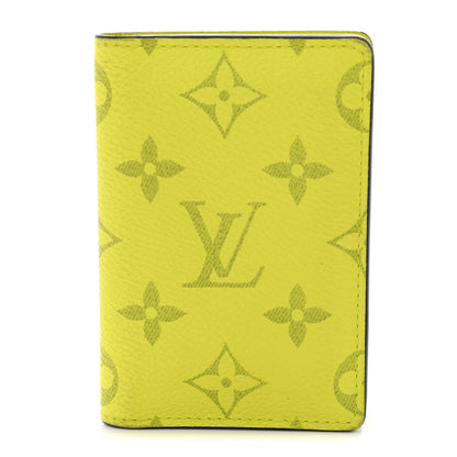 Louis Vuitton Taigarama Pocket Organizer NM Yellow 1 of 10