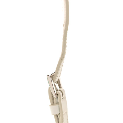 Prada Spazzolato Mini Cleo Flap Shoulder Bag White 11 of 11