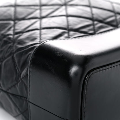 Chanel Aged Calfskin Quilted Gabrielle Backpack Black 8 of 21