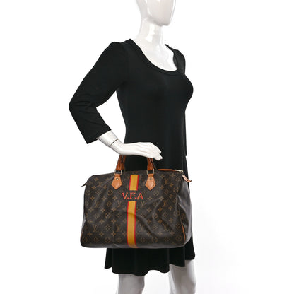 Louis Vuitton Monogram My LV Heritage Speedy 35 Jaune Rouge 2 of 12