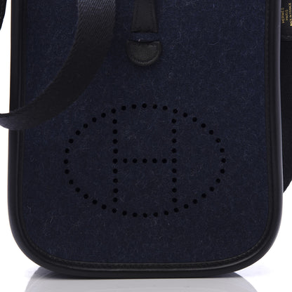 Hermes Feutre Swift Evelyne TPM Bleu Nuit Black 10 of 11